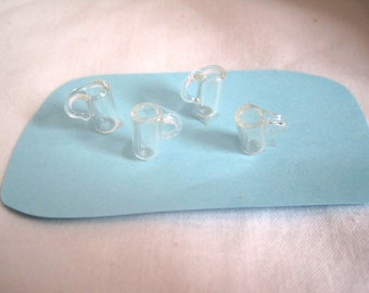 Antique miniature glass mugs