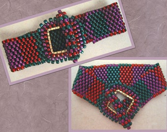 Peyote Woven Bracelet Great Colors !