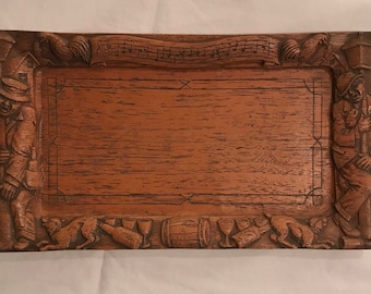 Vintage Bar Tray Composite wood