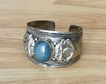 Moonstone Cuff Bracelet