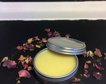 Balm with organic rose and sweet almond oil