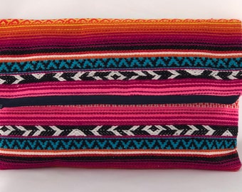 Mexican boho purse clutch / Mexican clutch /Aztec boho clutch / Bohemian clutch / Boho chic purse / Hippie clutch