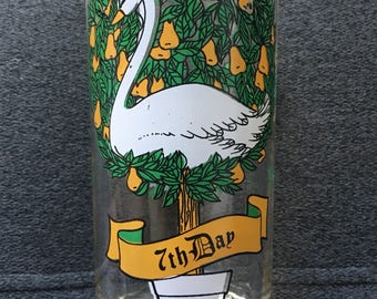 12 Days of Christmas Vintage Replacement Glass Seventh Day 7th