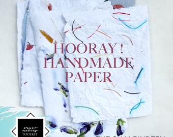 Papermaking toolkit | Give recycled paper a new life | Includes e-tutorial