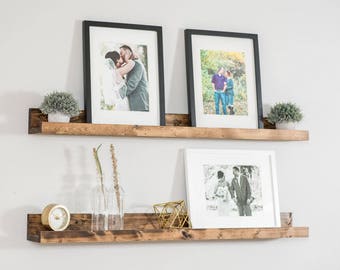 Picture Ledge Shelf, Wall Shelf, Nursery Shelf, Picture Shelf, Ledge Shelf, Rustic Shelves, Nursery Shelf, Bookshelf