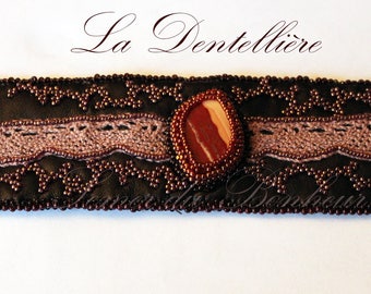 "The Lacemaker" embroidered cuff