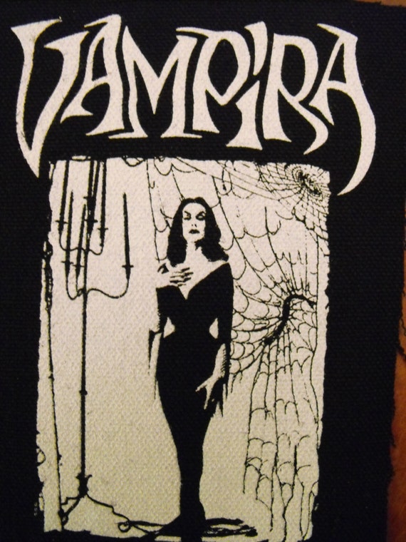 VAMPIRA patch horror host goth punk Free Shipping