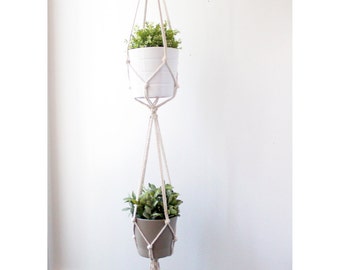 Macrame Plant Hanger, Hanging Planter