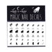 Harry Potter Nail Decals 3 / Harry Potter Nails / Harry Potter Nail Wraps / Nail Decals / The Deathly Hallows / Wizards / Magic Nail Decal