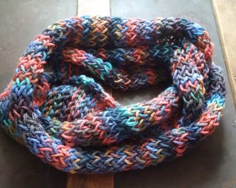 Earth Tones Handmade Infinity Scarf