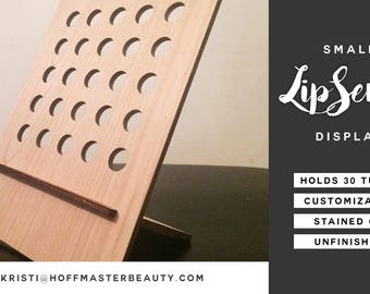 Custom LipSense Display - Birch Cosmetic Display - Festival and Show LipSense SeneGence Lip Stick Display