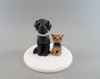 Customized Dog Wedding Cake Topper