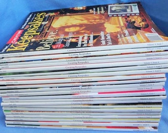 Box Lot of 21 Creating Keepsakes Magazines 2000 -2001