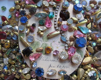 Mixed Bag....Crystals Galore ..30 set stones