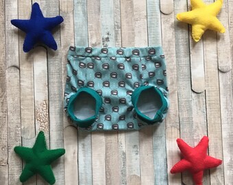 Baby pants, 6 to 18 months, Baby knickers, Baby boy pants, Baby summer clothes, Baby clothes, Organic cotton, Monsters, Funky baby shorts