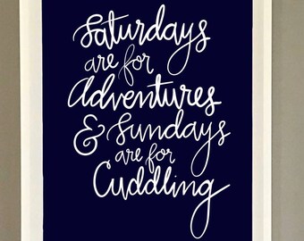 Instant Download_Adventures & Snuggling Print