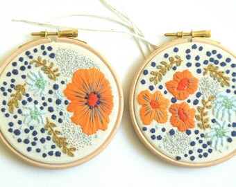 Floral Hoop, Embroidery Art, Hoop Art, Wall Decor, Hand Embroidery, Embroidered Flowers