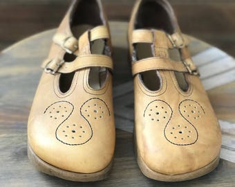 1970's Leather Mary Janes