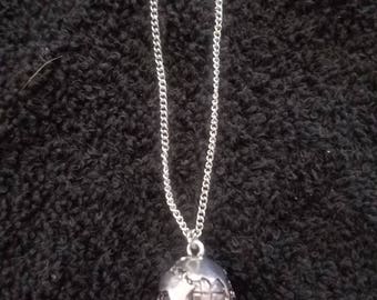 World Globe Pendant Necklace