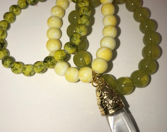 Beaded bracelet set, stack bracelets, bracelet stack