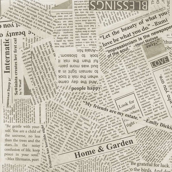 newsprint