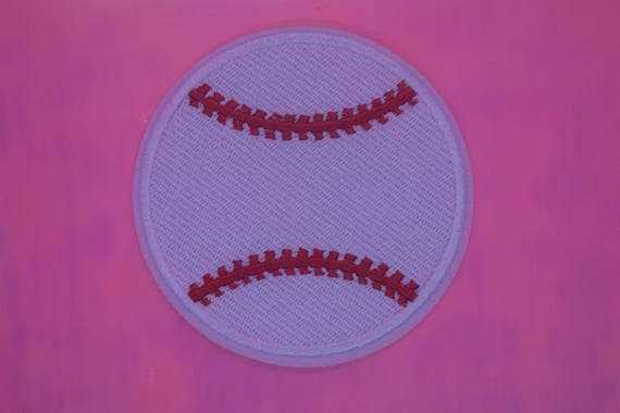 Baseball Iron on Patch