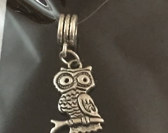 Bird loose charm, jewelry making, craft supply, pendant, animal, fowl, Owl