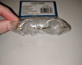 Supplies: 2.25" 5.72 cm Doll Glasses Round HP Style Darice Small Glasses for Toys or Doll