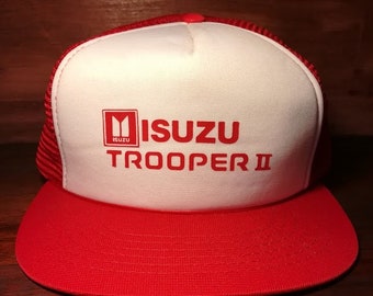 Vintage Isuzu Trooper II snapback trucker hat