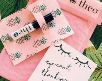Theo Organics | Organic Lash Serum- All Natural Eyelash Booster | Lash Growth
