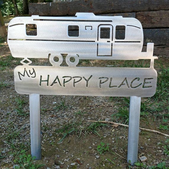 Personalized Camp Signs Metal Art Decor for the campground