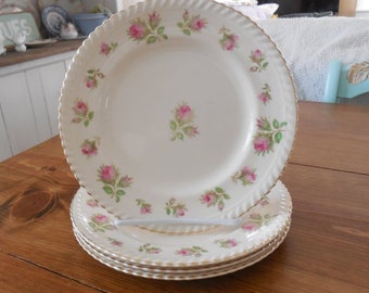 Set of 4 Windsor Ware cake plates by Johnson Brothers