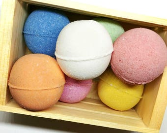 Bath Bomb Gift Set / Bath Bombs / Spa Gift / Mini Bath Bombs / SLSA Free Bath Bomb / Pedi Bomb / Bath Bomb Set