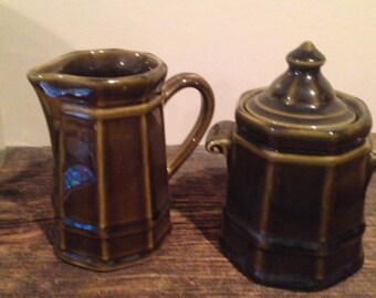 Vintage Creamer & Sugar Bowl
