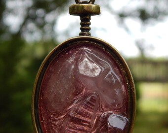 Cranberry Ice crystal choker