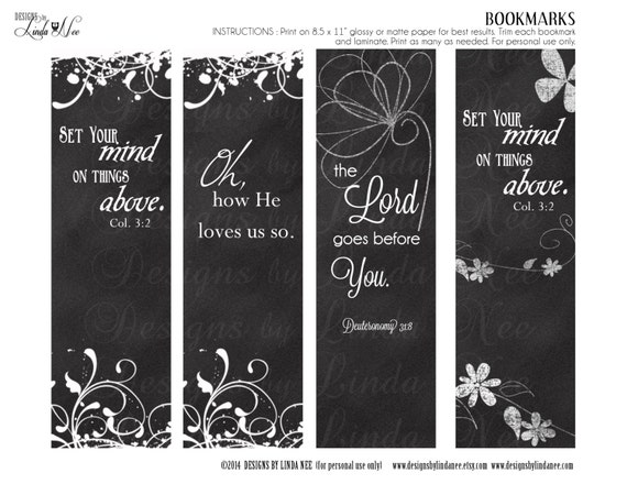 bookmarks printable christian scripture 7 bookmarks