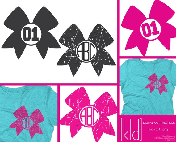 Download 2 Cheer Bow Monogram svg Cheer Bow svg Cheer Monogram svg