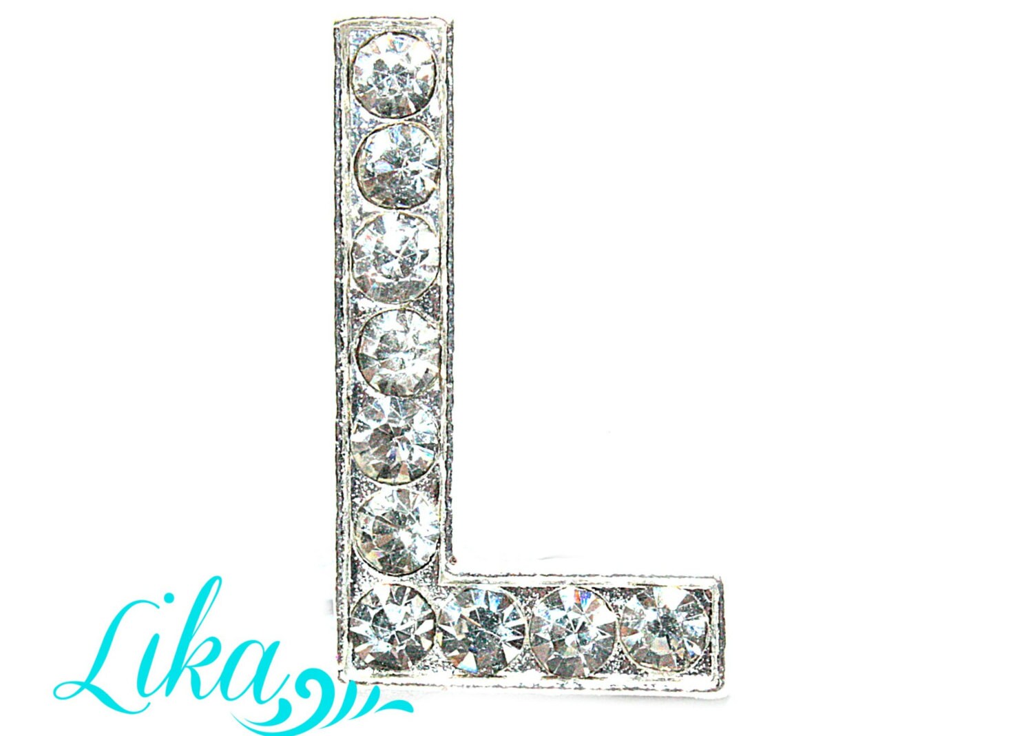 Letter L Rhinestone Choose Quantity Rhinestone letters