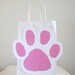 Paw Print Cupcake Toppers