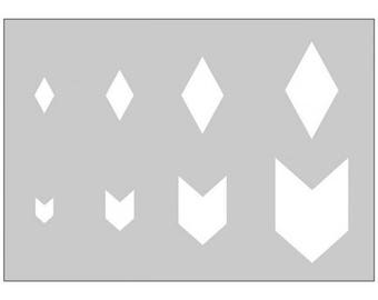 Size A5 size for leather fimo creations flags