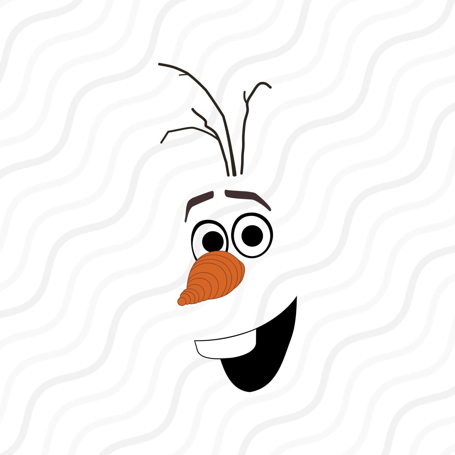 Download Olaf SVG Frozen SVG Olaf Face SVG Cut table