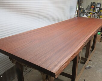 Live Edge Slab, hardwood slab, walnut slab, solid hardwood table, farmhouse table, live edge table, rustic dining table,