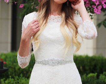 Bridal belt - wedding belt - bridal sash - wedding sash - rhinestone sash - crystal sash - rhinestone bridal belt - bridal sashes and belts