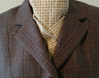 Lovely olive/brown/tan stock tie