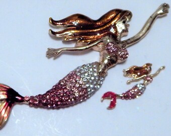 BLING pink MERMAID set