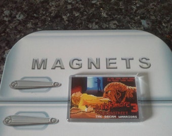 8 Bit Freddy Krueger Dream Warriors Scene Fridge Magnet. Inspired by Nightmare on Elm Street Part 3