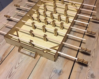 Laser Cut Foosball Table (Table Football) - 58x34 cm