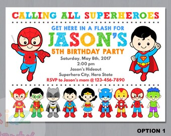 Superhero Invitation, Avenger Invitation, Superhero Avenger, Superhero Party, Superhero Invite, Avenger Birthday Party, Superhero Birthday