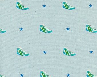 Cotton + Steel Kicks - little kicks aqua - 50cm