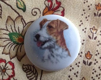 Large vintage porcelain Limoges cabochon